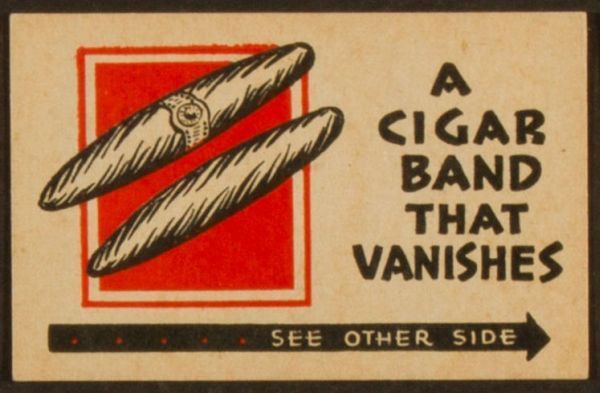A Cigar Band That Vanishes